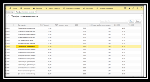 Как начислить страховые взносы в 1с зуп